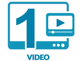 One instructional video icon