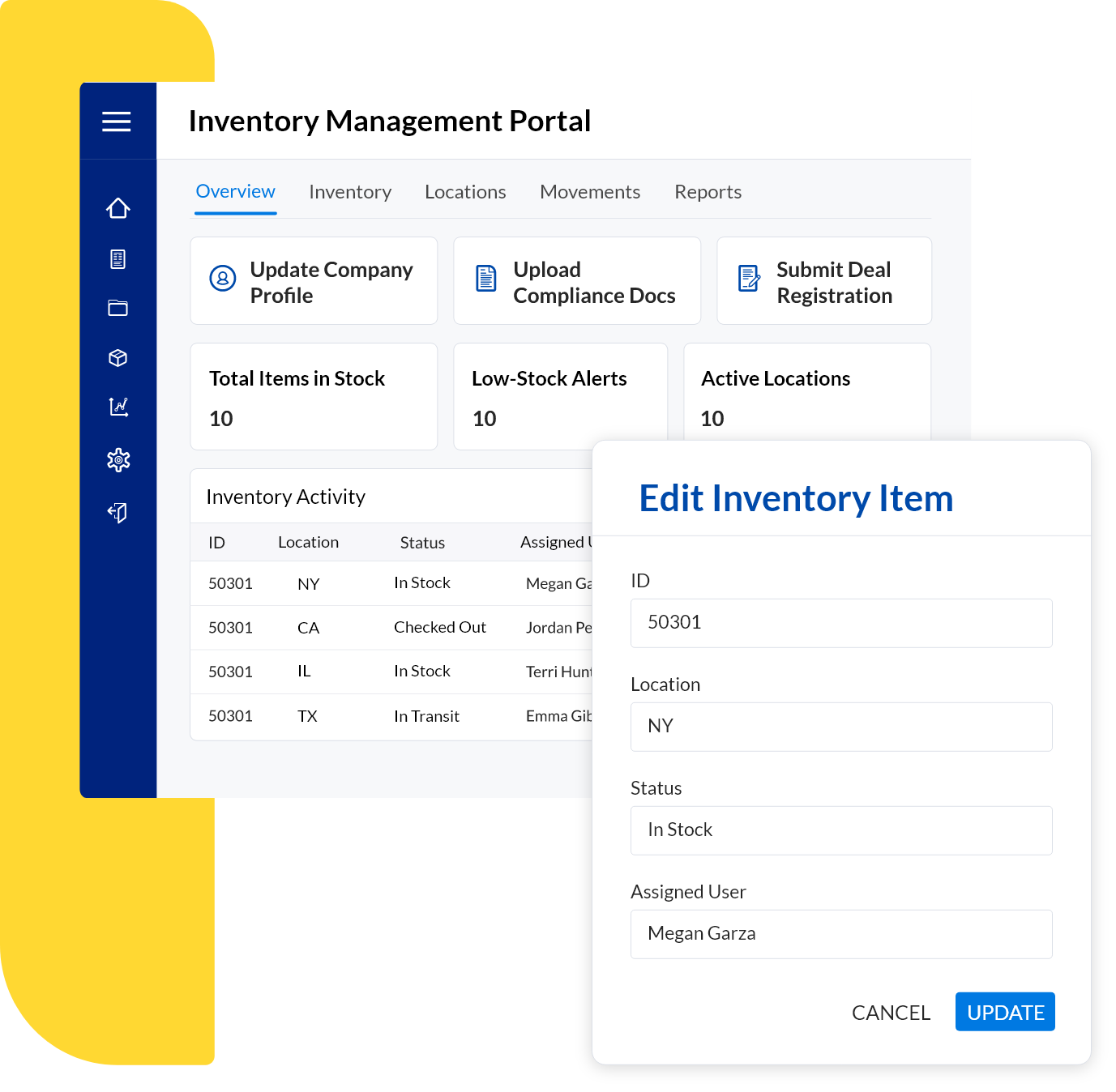 Inventory Solution Screen Examples Custom Inventory Management Platform | Caspio