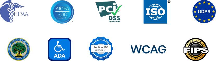 Caspio hipaa compliant logos